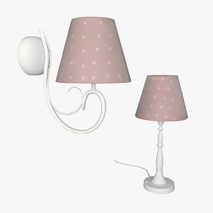 lamp sconce table 3D