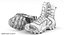 Setter Irlandês Botas Preto