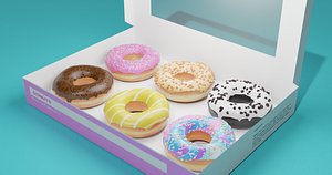 Donuts in a donut box
