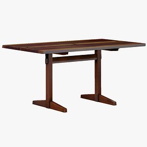 George Nakashima Trestle dining table