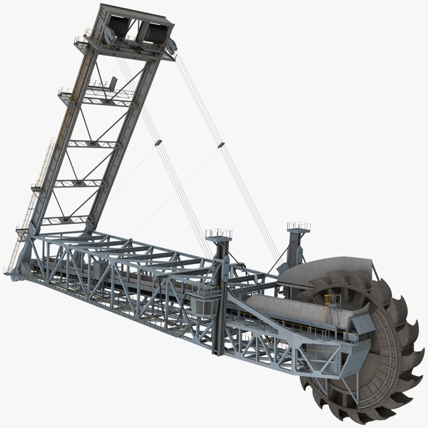 rheinbraun giant bucket excavator 3d 3ds
