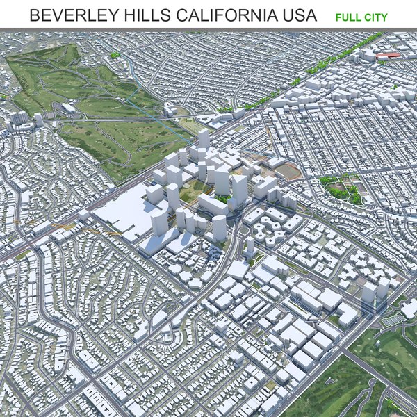 modelo 3d Beverly Hills, California, EE.UU. - TurboSquid 2194779