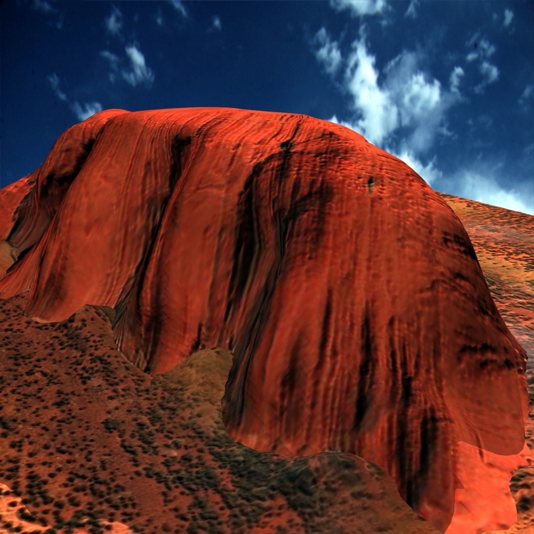 3D Model Ayers Rock Urulu - TurboSquid 1248362