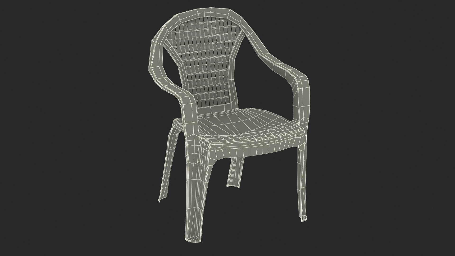 Monoblock chair with armrest clearance price