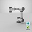 White Collaborative Robot 3D model
