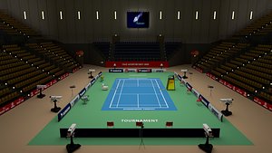 3D Badminton Stadium