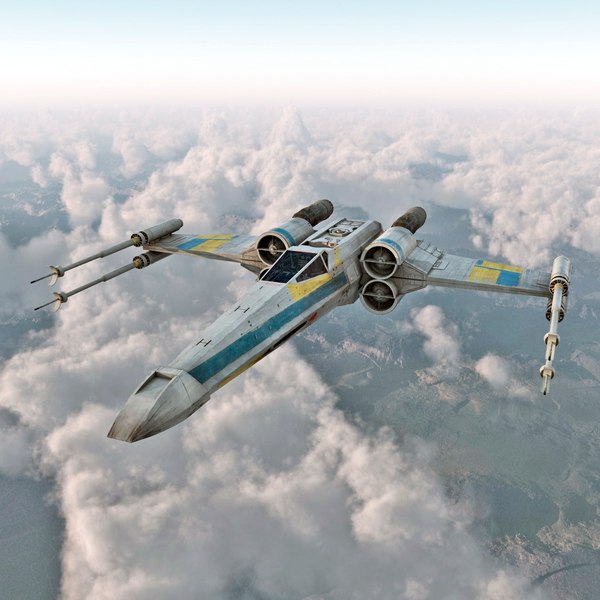 star wars x wing 3d model