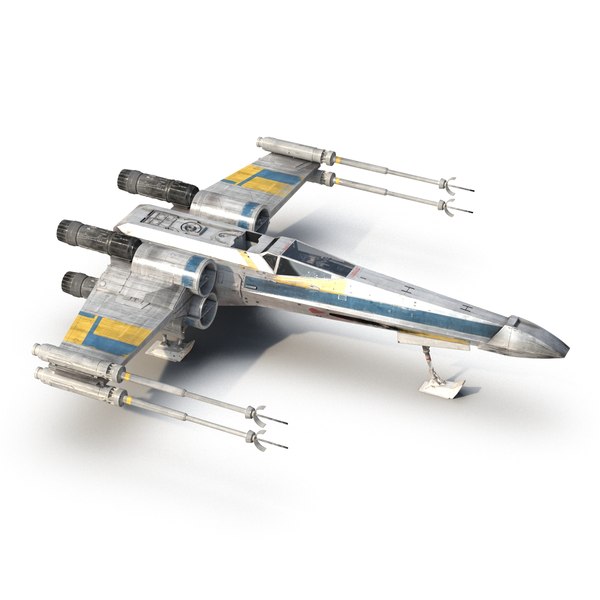 star wars x wing 3d model