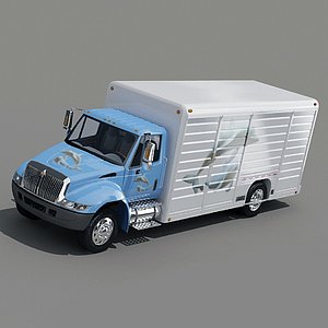 3d beverage truck model