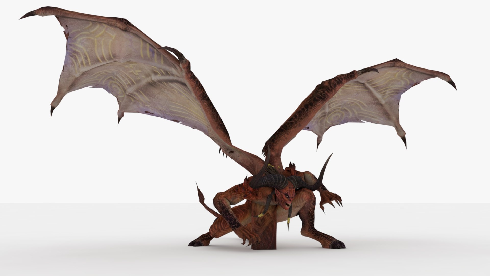 Demon Rigged And Animated 3D Model - TurboSquid 2348421