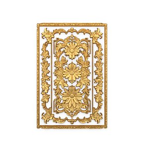 classical door decor 03 3D model