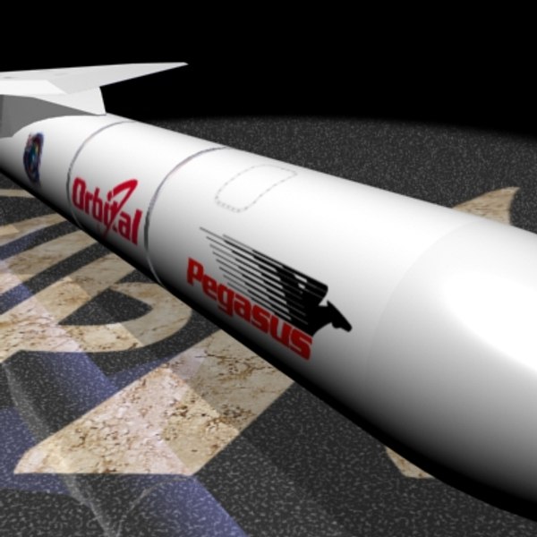 pegasus rocket vehicle xl 3d model