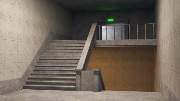 Empty Room Interior 06 3d Model Turbosquid