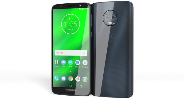 Motorola Moto G6 Plus Azul Indigo Modelo 3D - TurboSquid 1298472