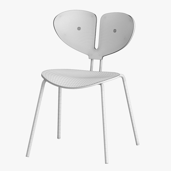 Moth chair nordic tales 3D model - TurboSquid 1398075