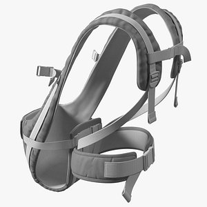 Infants Soft Carrier Grey Sitting Position