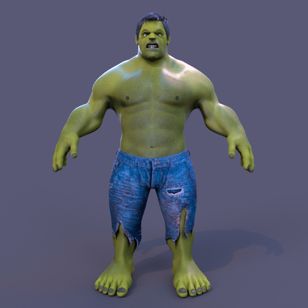 Hulk Character 3D Model - TurboSquid 1598353