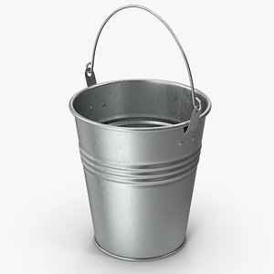 Stainless Steel Bucket 3D model