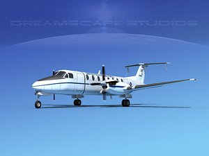 3d beechcraft c-12j