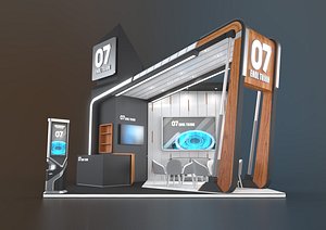 EXHIBITION STAND BS 36 Sqm 3D model