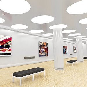 white museum 3D