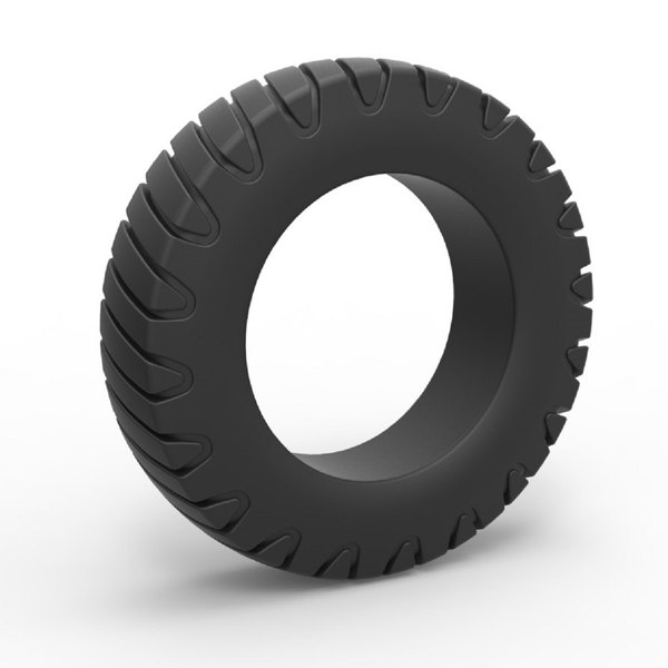 Diecast semi truck tire 5 Scale 1 to 25 model TurboSquid 1992725