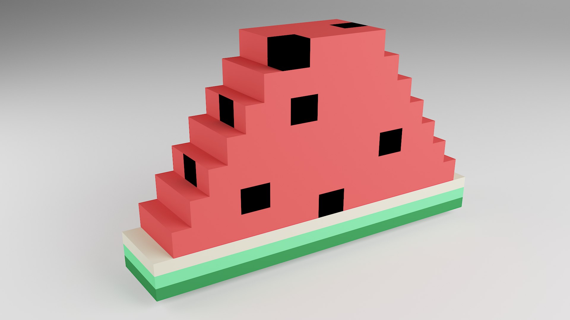 LOW POLY WATERMELON 3D Model - TurboSquid 1981088
