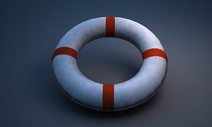 life buoy 3d obj