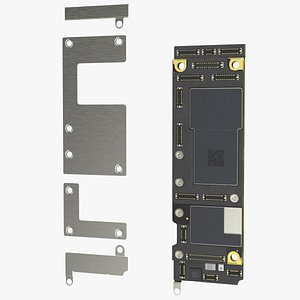 3D iphone 11 motherboard board model
