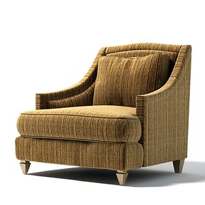 3d donghia - toulouse club chair