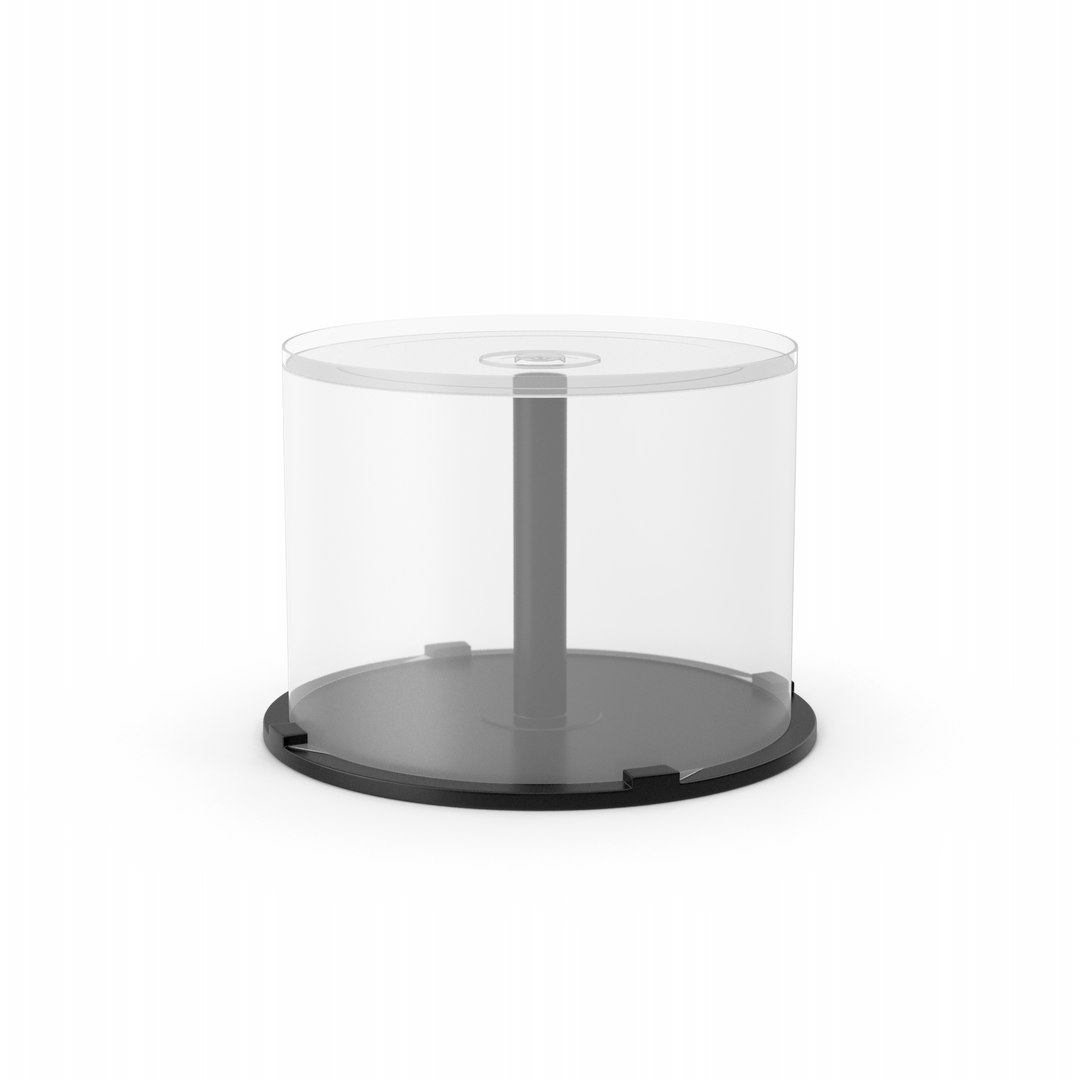 3D Model DVD CD Cake Box - TurboSquid 1851318
