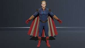 Homelander low-poly