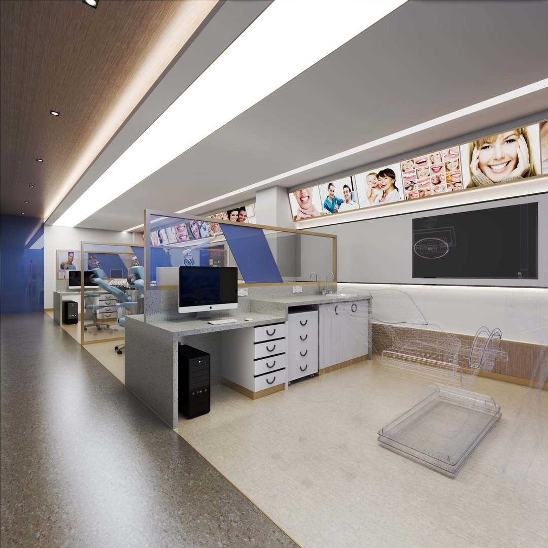 Hospital Clinic Dentistry Model 3D Model - TurboSquid 2279784