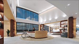 Hospital clinic Dentistry model 3D model