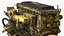 Used Dirty Tractor Diesel Engine