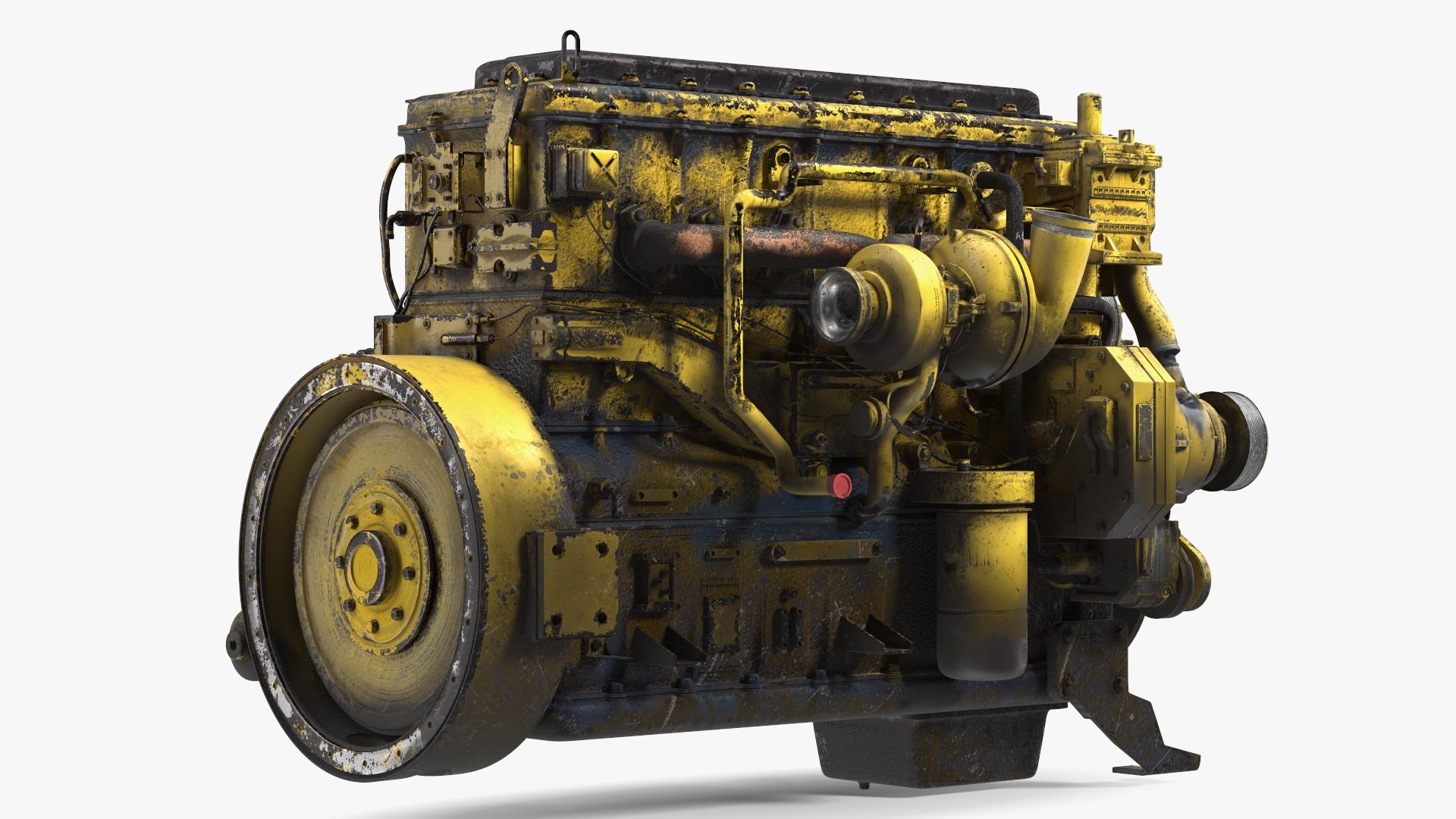 Used Dirty Tractor Diesel Engine model - TurboSquid 2183849