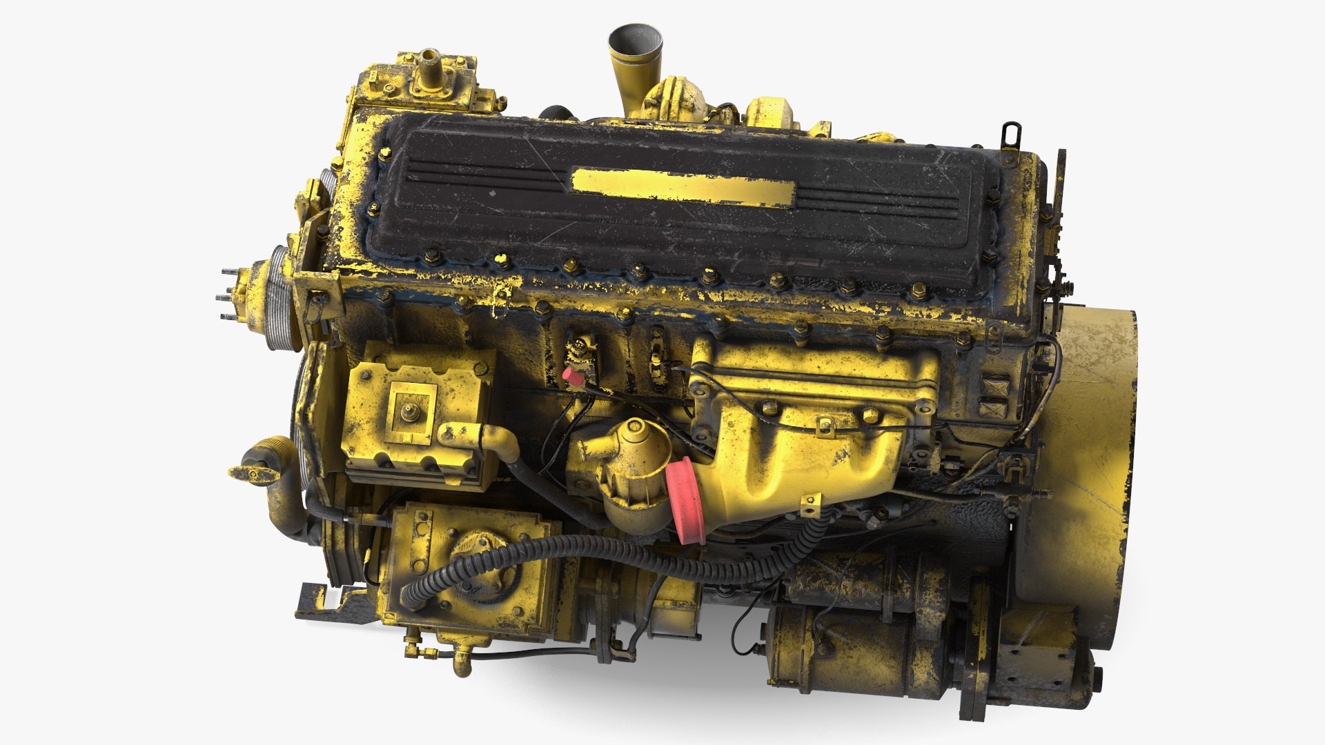 Used Dirty Tractor Diesel Engine model - TurboSquid 2183849