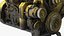 Used Dirty Tractor Diesel Engine