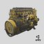 Used Dirty Tractor Diesel Engine