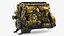 Used Dirty Tractor Diesel Engine