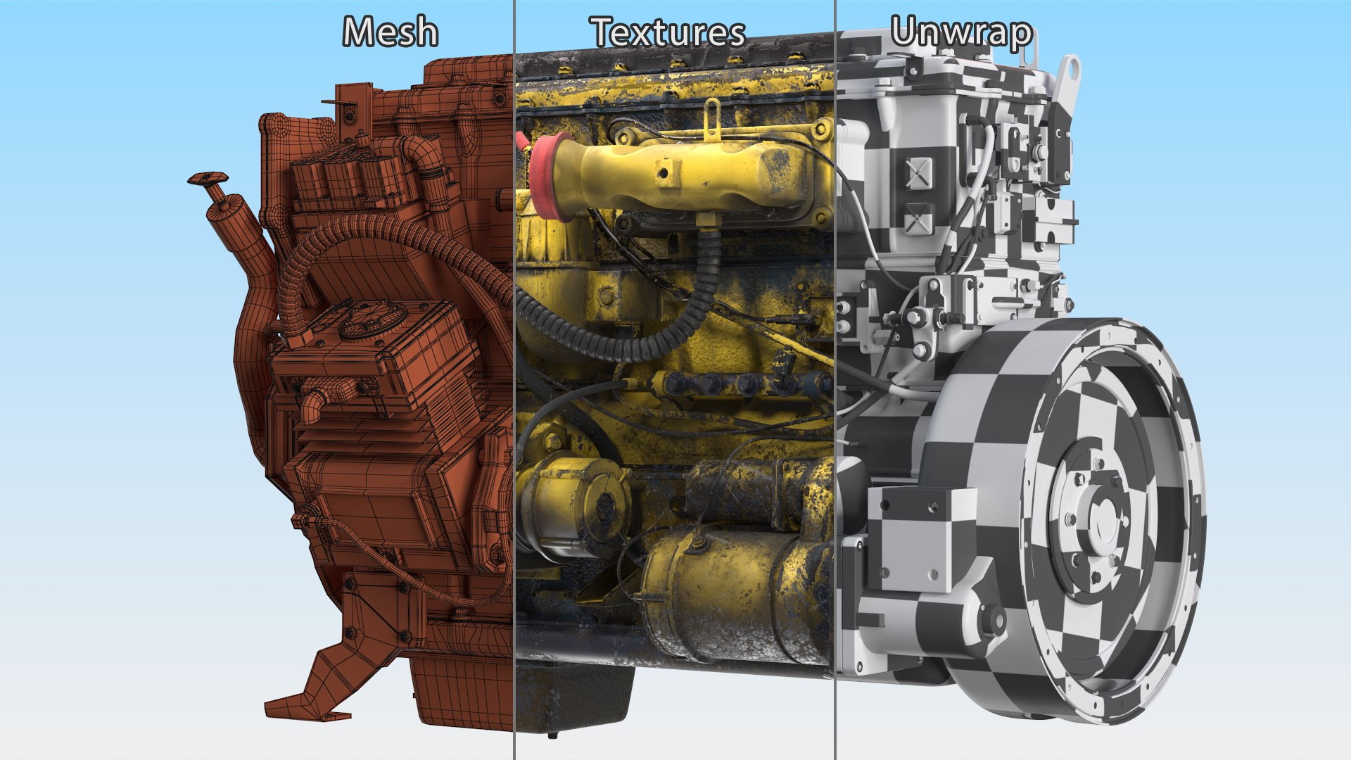Used Dirty Tractor Diesel Engine model https://p.turbosquid.com/ts-thumb/64/0pjMdE/qT/useddirtytractordieselenginemb3dmodel020/jpg/1706645712/1920x1080/fit_q87/f2de39074f3da0f6526340e67fa0b1aec0227567/useddirtytractordieselenginemb3dmodel020.jpg