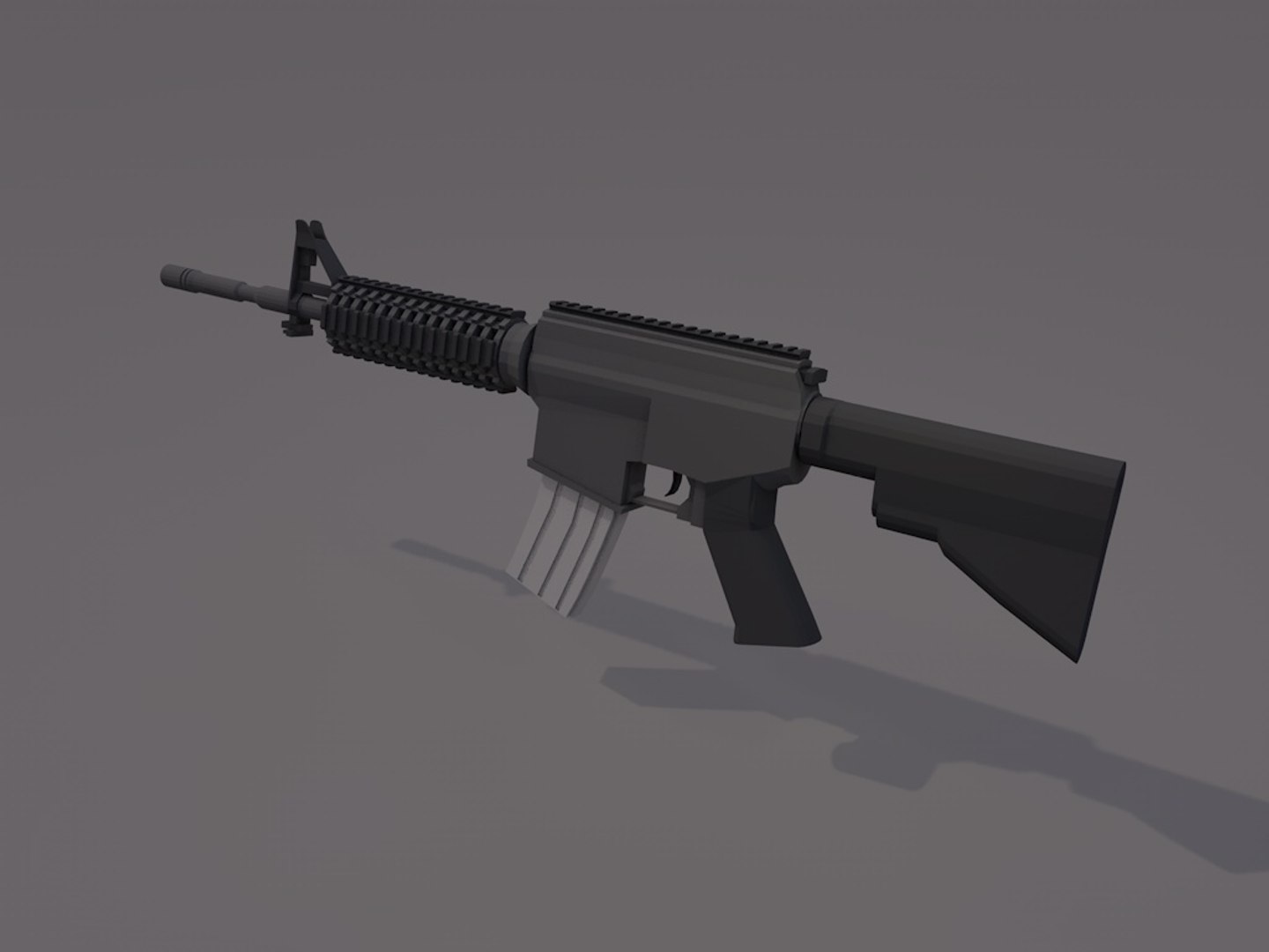 m4 m4a1 carbine 3d model