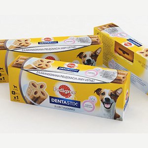 3D dog food model