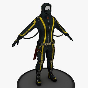 Futuristic Man Character