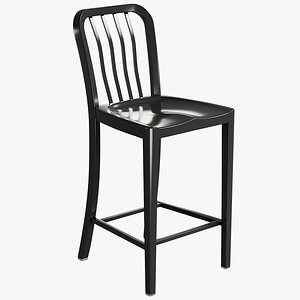 Black Bar Stool