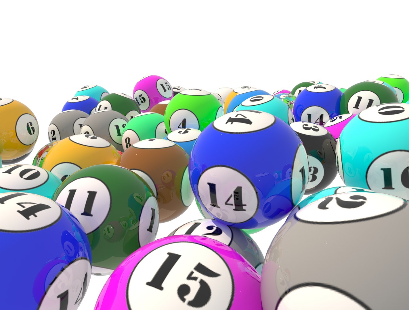 Lottery Balls 3D Model - TurboSquid 1668261