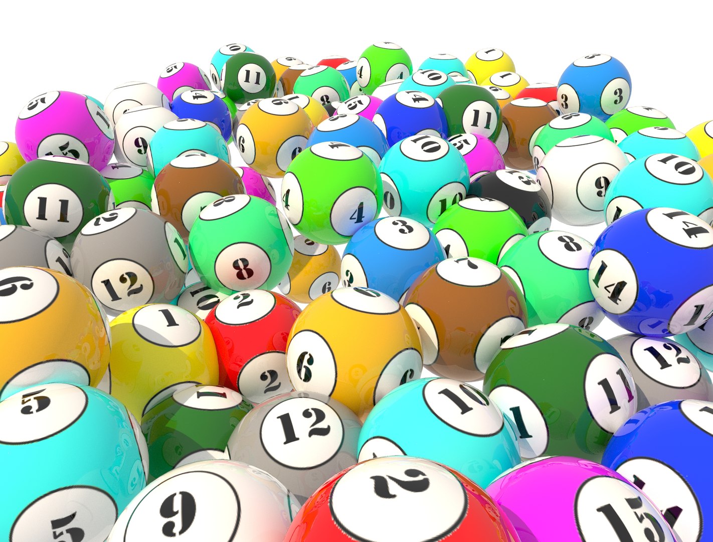 Lottery Balls 3D Model - TurboSquid 1668261