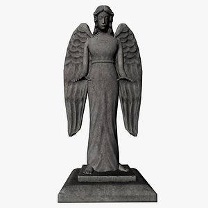 3dsmax angel statue