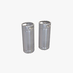 Slim Beer Drum 20L Collection 3D model