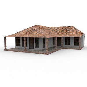 Indonesian Village House 3D model